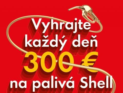 Shell spustila s&uacute;ťaž o tankovacie karty v hodnote 300 eur