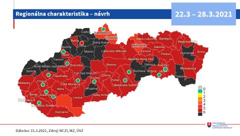 DÔLEŽITÉ: Nový covid automat platný od 22. marca (MAPA)