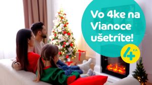Vianoce vo 4ke: Zľava na pevn&eacute; aj mobiln&eacute; služby a kopec zariaden&iacute;
