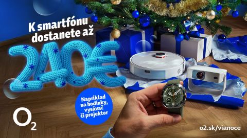 O2 svojim zákazníkom na Vianoce prispeje zľavou až do 240 €