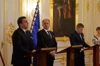 Spoločn&eacute; vyhl&aacute;senie troch najvy&scaron;&scaron;&iacute;ch &uacute;stavn&yacute;ch činiteľov