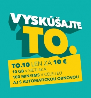 4ka prin&aacute;&scaron;a dobu d&aacute;tov&uacute;: Z&aacute;kazn&iacute;kom pon&uacute;ka za revolučn&uacute; cenu 10 eur až 10 GB d&aacute;t + 100 min&uacute;t alebo SMS
