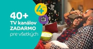 Rozpr&aacute;vkov&eacute; Vianoce so 4ka TV: Viac ako 40 TV stan&iacute;c zadarmo pre v&scaron;etk&yacute;ch
