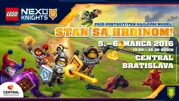 Lego v&iacute;kend v OC CENTRAL, pozrite si podrobnosti