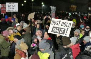 NAKA vypoč&uacute;va organiz&aacute;torov protestov Za slu&scaron;n&eacute; Slovensko