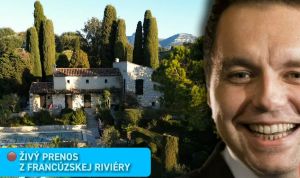 Matovič spred Kažim&iacute;rovej vily vo Franc&uacute;zsku (VIDEO)