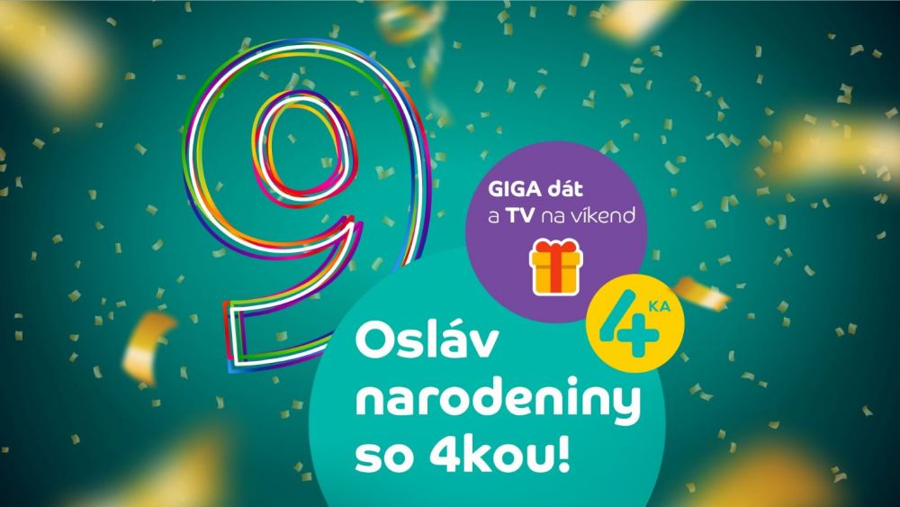 Magick&aacute; 9 je tu! Osl&aacute;vte narodeniny 4ky vo veľkom