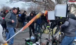 Demon&scaron;tranti na Kapitole za&uacute;točili aj na telev&iacute;zny &scaron;t&aacute;b (VIDEO)