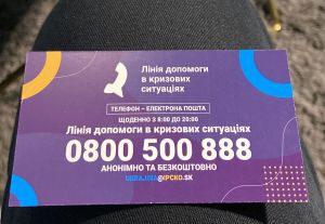 IPčko, Človek v ohrozen&iacute; a Orange spustili Kr&iacute;zov&uacute; linku pomoci v ukrajinskom jazyku