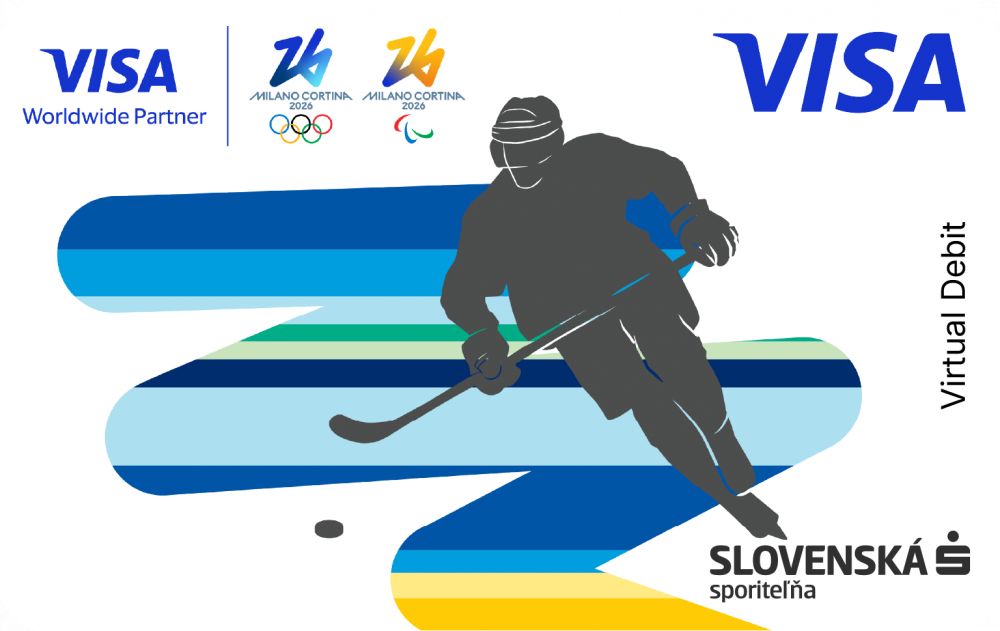 Valentín v Miláne aj atraktívny hokej na olympiáde? Dá sa to. Stačí platiť virtuálkou od Slovenskej sporiteľne