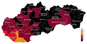 Nový COVID AUTOMAT: V čiernej bude až 36 okresov, opatrenia sa sprísnia